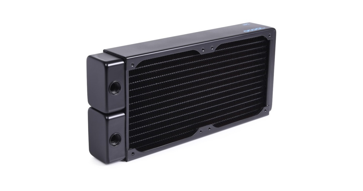 Alphacool NexXxoS HPE-45 Full Copper 240mm, Radiator(schwarz)