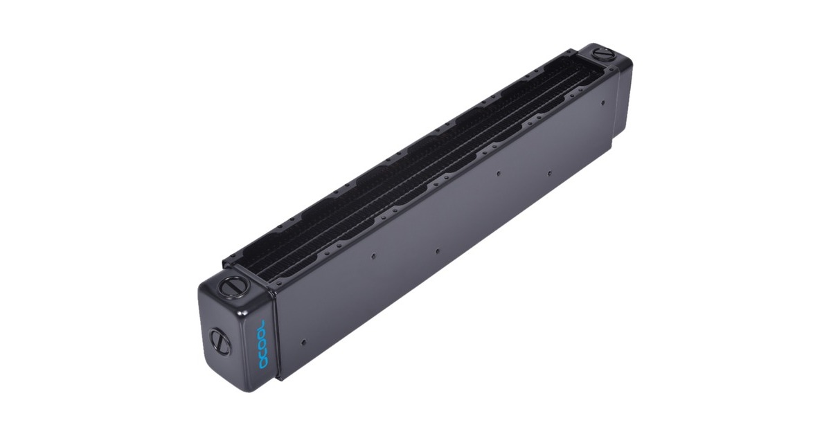 Alphacool NexXxoS HPE-60 Full Copper X-Flow 40mm Hepta (7x40mm), Radiator(schwarz)