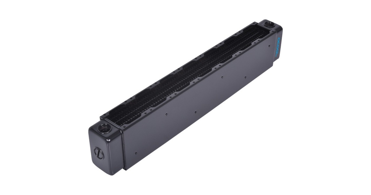 Alphacool NexXxoS HPE-60 Full Copper X-Flow 40mm Hepta (7x40mm), Radiator(schwarz)