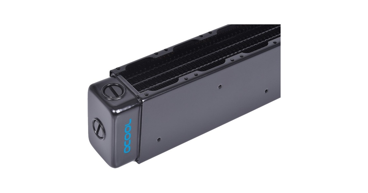 Alphacool NexXxoS HPE-60 Full Copper X-Flow 40mm Hepta (7x40mm), Radiator(schwarz)