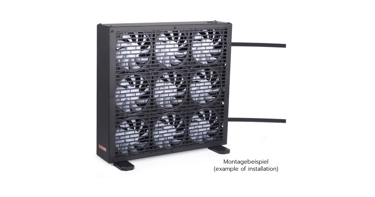 Alphacool NexXxoS Nova 1080 mm Lüfterbox, Gehäuse(schwarz)