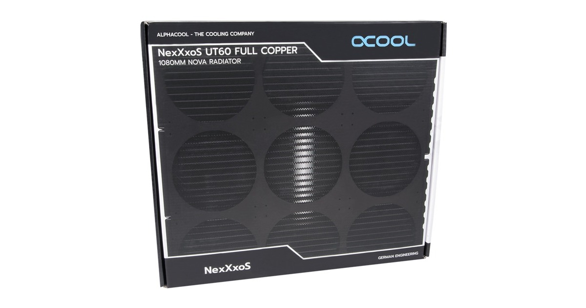 Alphacool NexXxoS UT60 Full Copper 1080mm Nova, Radiator(schwarz)