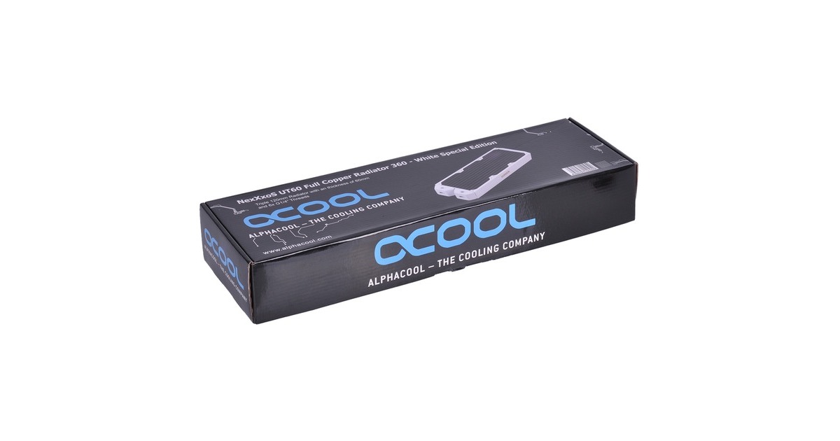 Alphacool NexXxoS UT60 Full Copper 360mm, Radiator(weiß/schwarz, White Special Edition)
