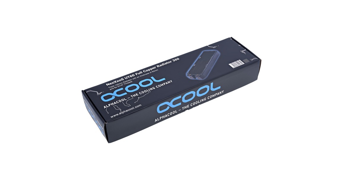 Alphacool NexXxoS UT60 Full Copper 360mm, Radiator(schwarz)