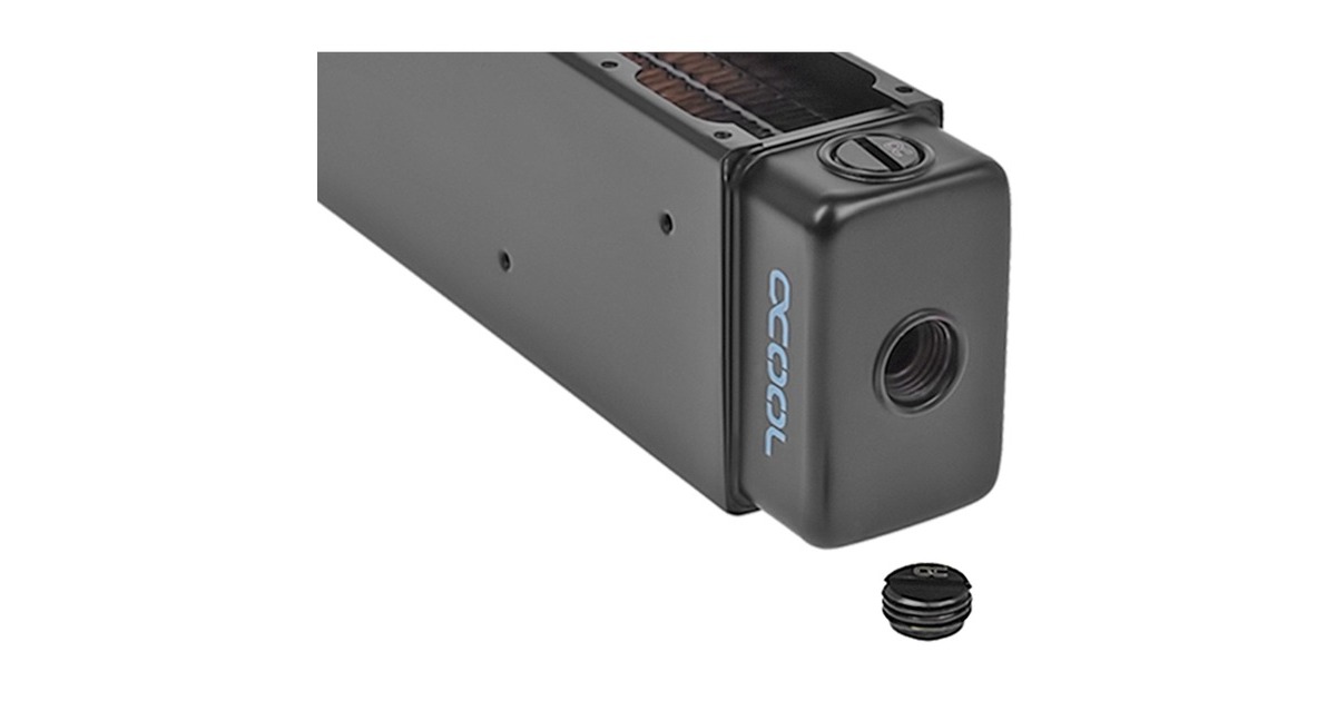 Alphacool NexXxoS UT60 Full Copper X-Flow 40mm Dual, Radiator(schwarz, 2x 40 mm)