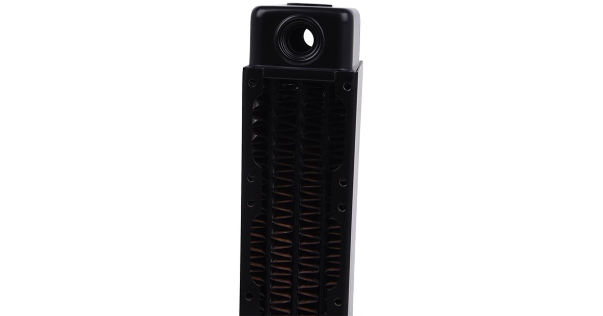 Alphacool NexXxoS UT60 Full Copper X-Flow 40mm Hepta, Radiator(schwarz, 7x 40 mm)