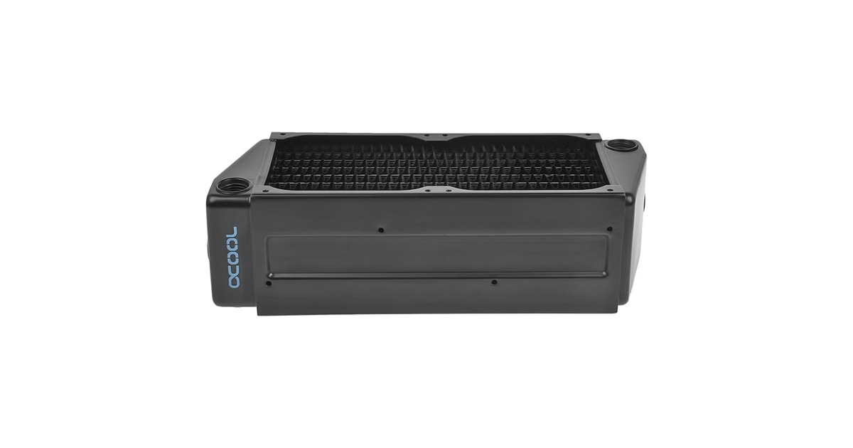 Alphacool NexXxoS UT60 Full Copper X-Flow 80mm Dual, Radiator(schwarz, 2x 80 mm)