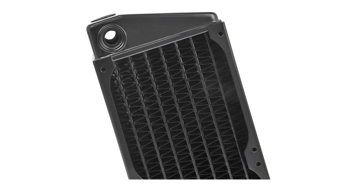 Alphacool NexXxoS UT60 Full Copper X-Flow 80mm Dual, Radiator(schwarz, 2x 80 mm)