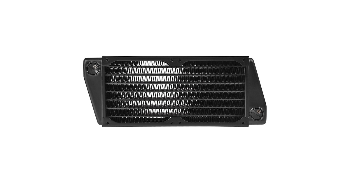 Alphacool NexXxoS UT60 Full Copper X-Flow 80mm Dual, Radiator(schwarz, 2x 80 mm)