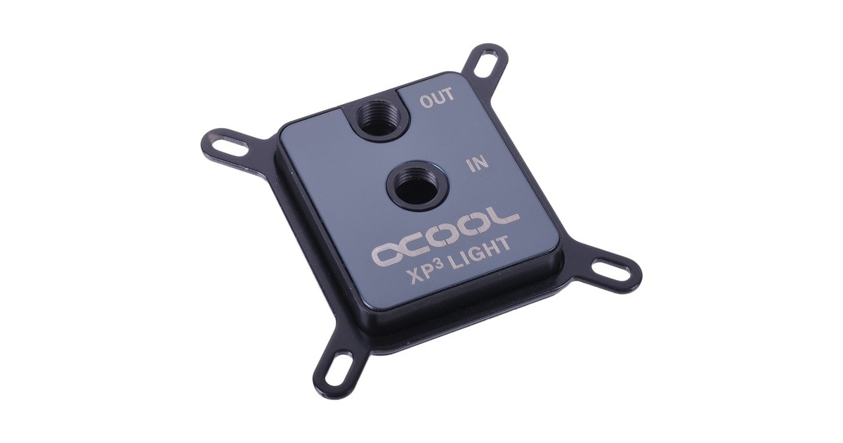 Alphacool NexXxoS XP³ Light - Black V.2 - Intel/AMD, CPU-Kühler(schwarz)