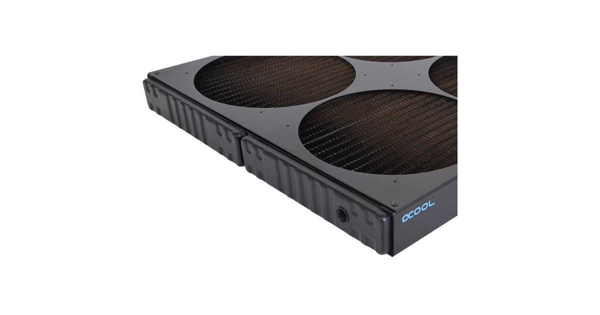 Alphacool NexXxoS XT45 Full Copper 1260mm SuperNova, Radiator(schwarz)