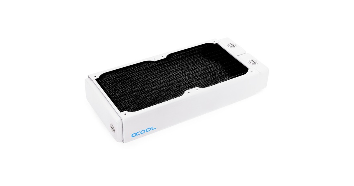 Alphacool NexXxoS XT45 Full Copper 240mm Radiator V.2 - White Special Edition(weiß)
