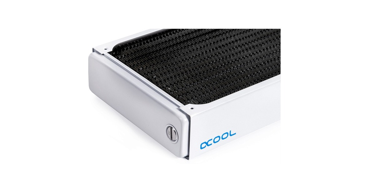 Alphacool NexXxoS XT45 Full Copper 360mm Radiator V.2 - White Special Edition(weiß)