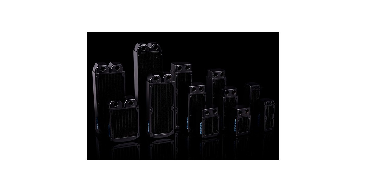 Alphacool NexXxoS XT45 Full Copper 80mm Triple, Radiator(schwarz, 3x 80 mm)