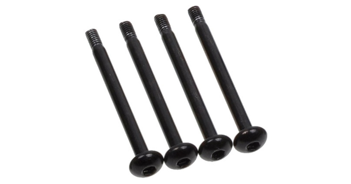 Alphacool NexXxos Lüfterbefestigungsschraube M3 x 35mm, Schrauben-Set(schwarz, 4 Stück)