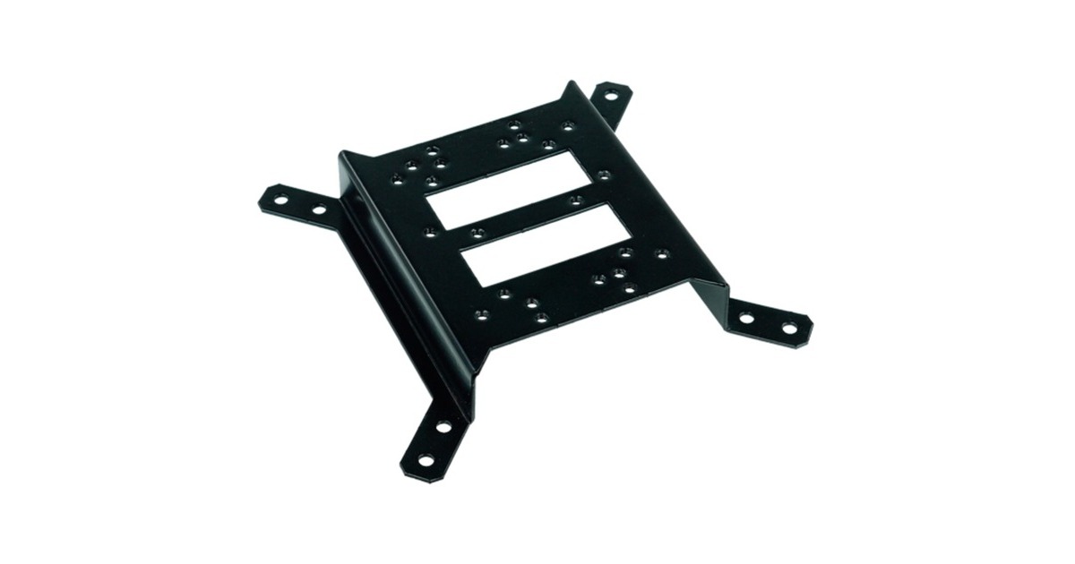 Alphacool Pumpenbefestigung, Halterung(schwarz, 120 - 140er Lüfter/Radiatoren)
