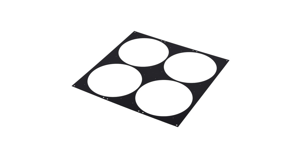 Alphacool SuperNova 1260 Lüfterblende 4x200mm - Black(schwarz)