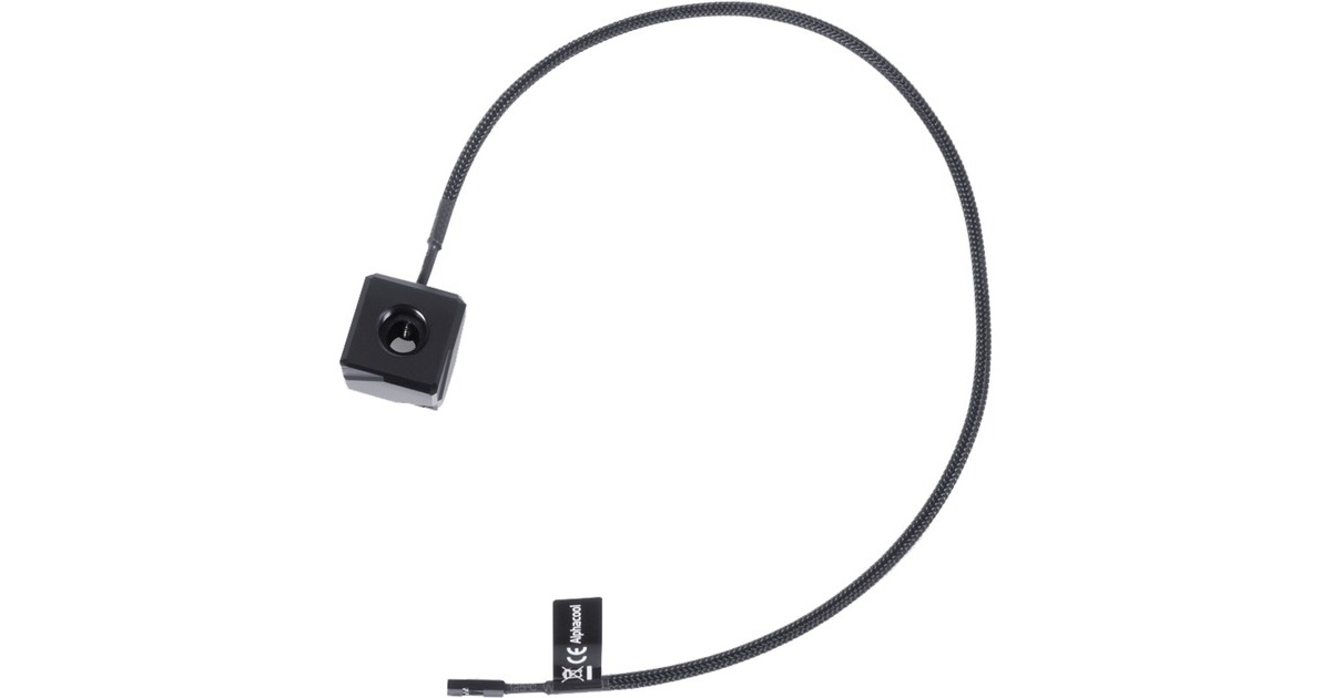 Alphacool Temperatursensor Square Acetal(schwarz)