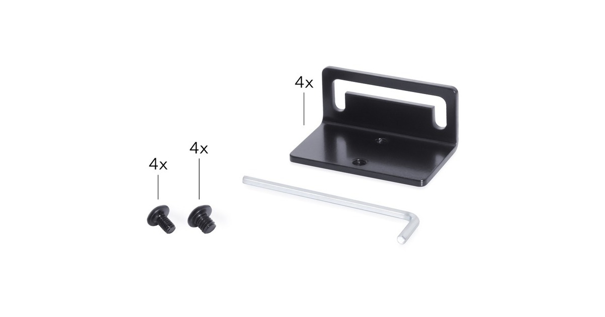 Alphacool Universal Füße für Radiatoren, Standfuß(schwarz)