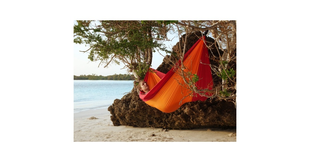Amazonas Adventure Hammock Fire AZ-1030412, Camping-Hängematte(rot/orange)
