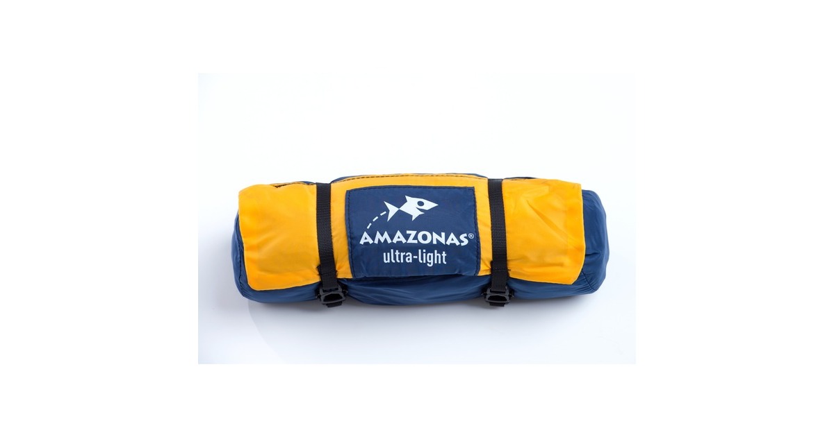 Amazonas Adventure Hammock XXL nemo AZ-1030420, Camping-Hängematte(gelb/blau)