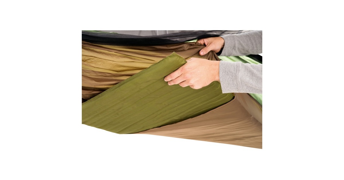 Amazonas Adventure Hero XXL AZ-1030520, Camping-Hängematte(braun/grün)