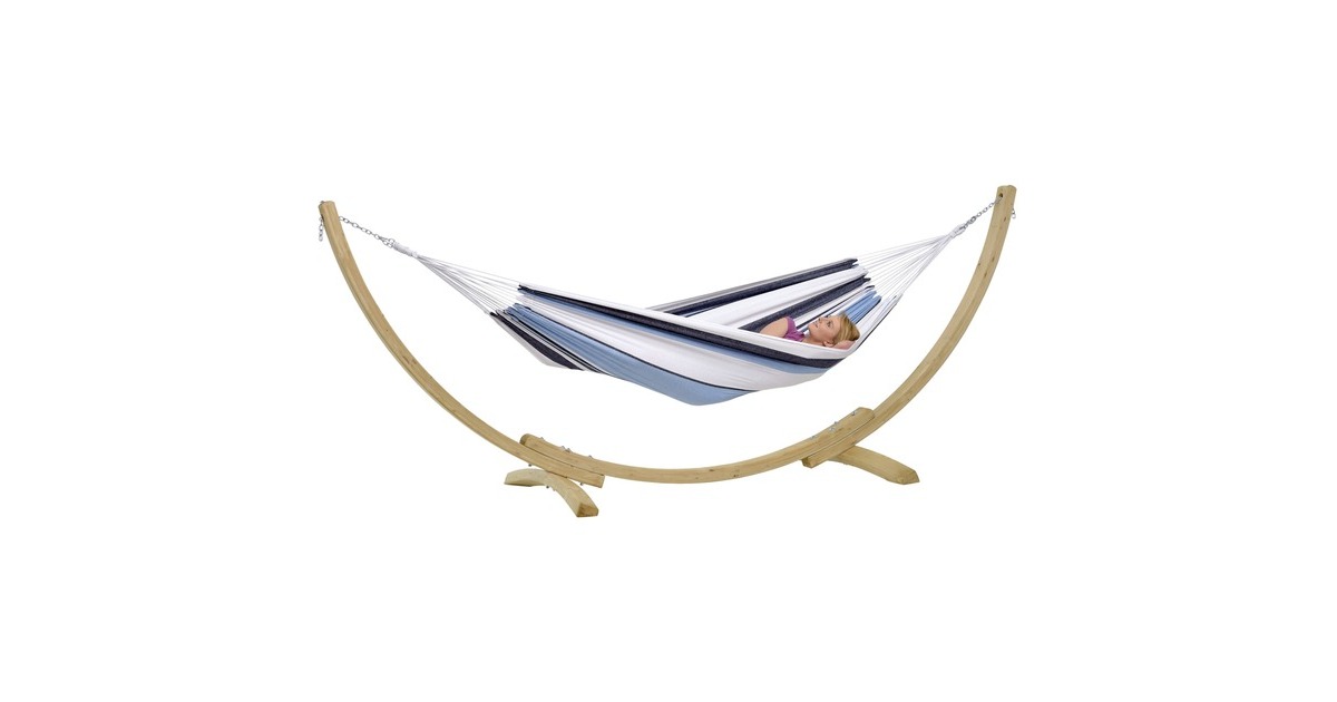 Amazonas Apollo Set Marine AZ-6010120, Camping-Hängematte(blau/weiß) Amazonas Apollo Set Marine AZ-6010120, Camping-Hängematte(blau/weiß)