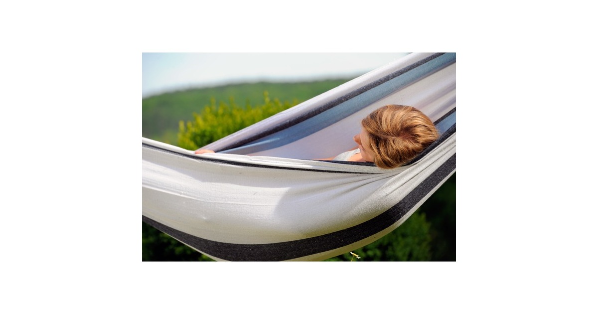 Amazonas Apollo Set Marine AZ-6010120, Camping-Hängematte(blau/weiß)