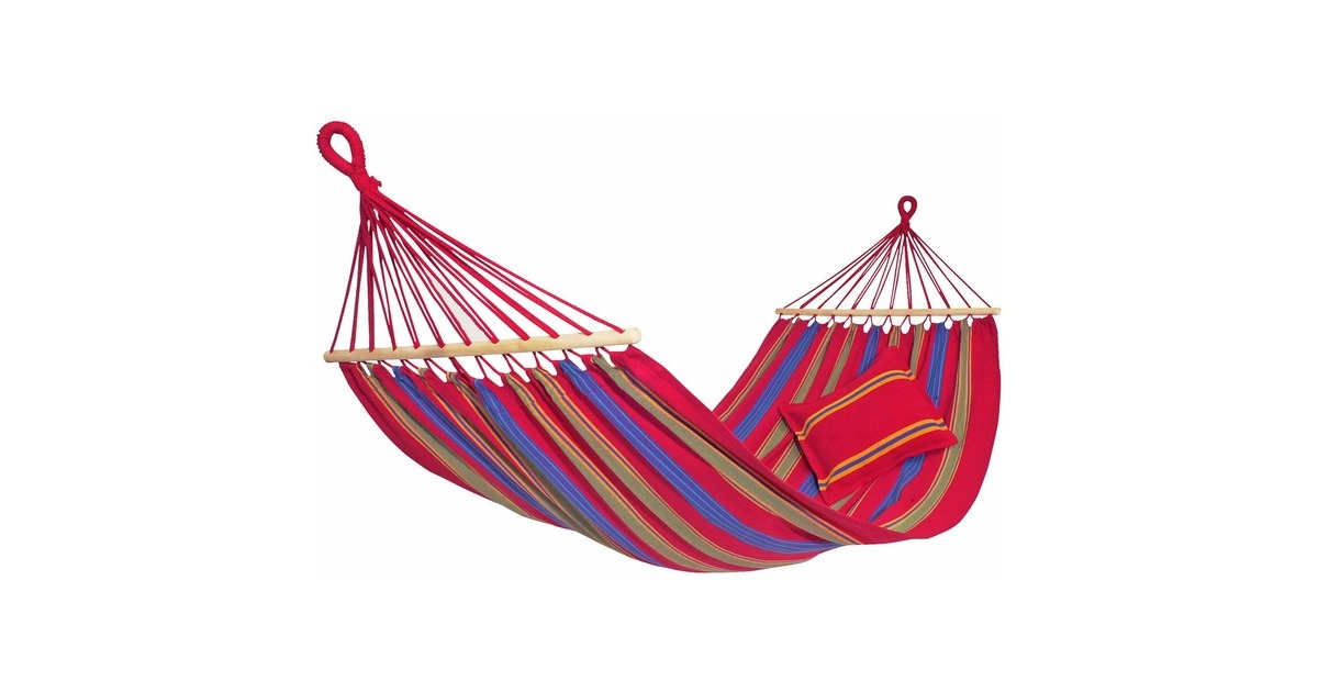 Amazonas Aruba Cayenne EL-1070000, Camping-Hängematte(rot, Mit Spreizstäben) Amazonas Aruba Cayenne EL-1070000, Camping-Hängematte(rot, Mit Spreizstäben)