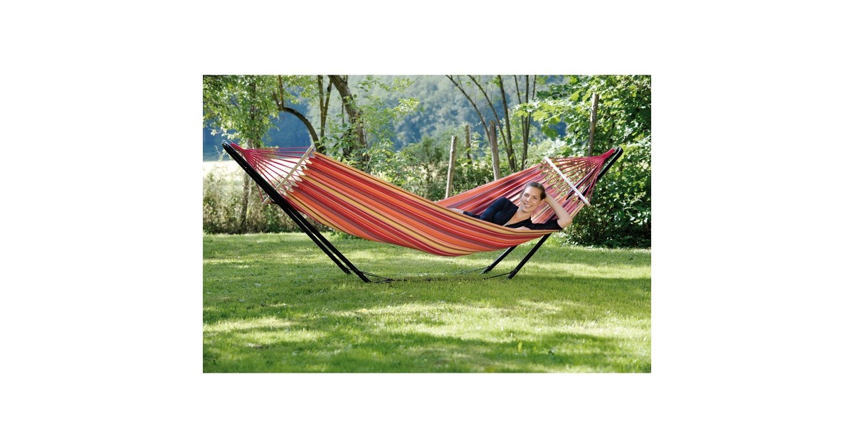 Amazonas Beach Set AZ-4210000, Hängematte(rot/violett)