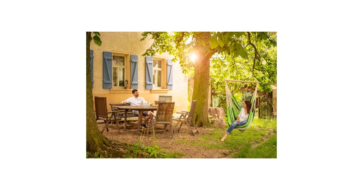 Amazonas Brasil Oliva AZ-2030160, Camping-Hängesessel(hellgrün/dunkelgrün)