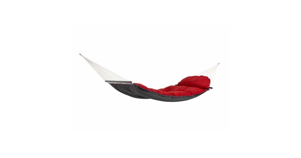 Amazonas Fat Hammock Red AZ-1960015, Camping-Hängematte(rot/grau)
