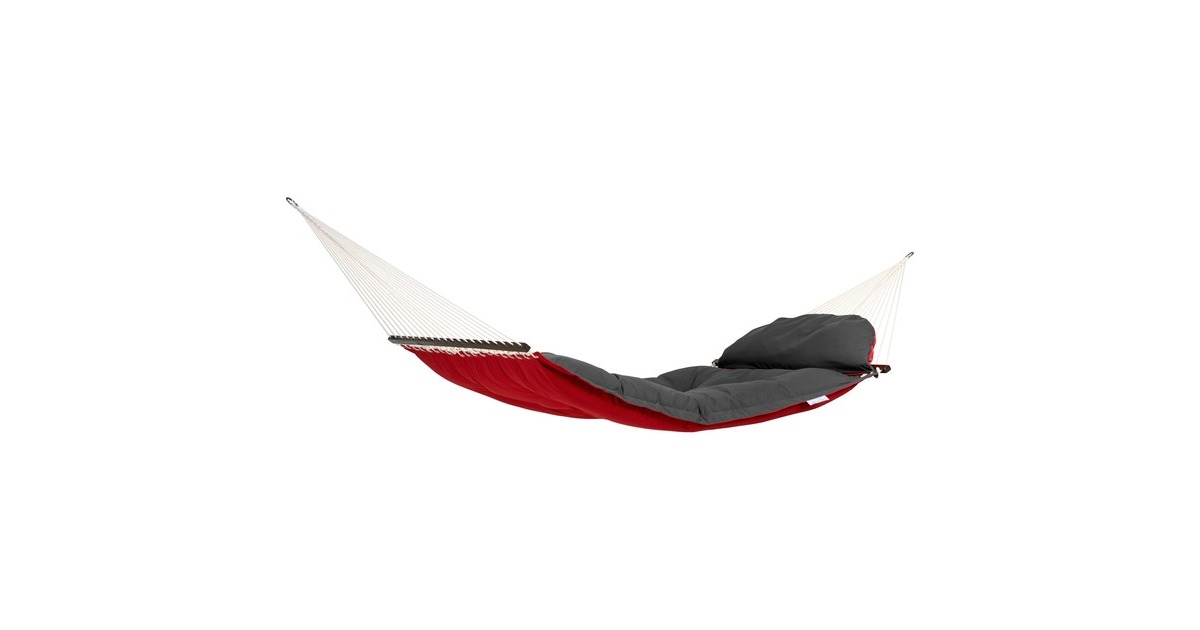 Amazonas Fat Hammock Red AZ-1960015, Camping-Hängematte(rot/grau)