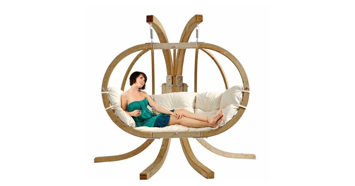 Amazonas Globo Royal Chair Natura AZ-2030850, Hängesessel(creme)