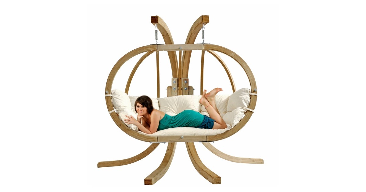 Amazonas Globo Royal Chair Natura AZ-2030850, Hängesessel(creme)