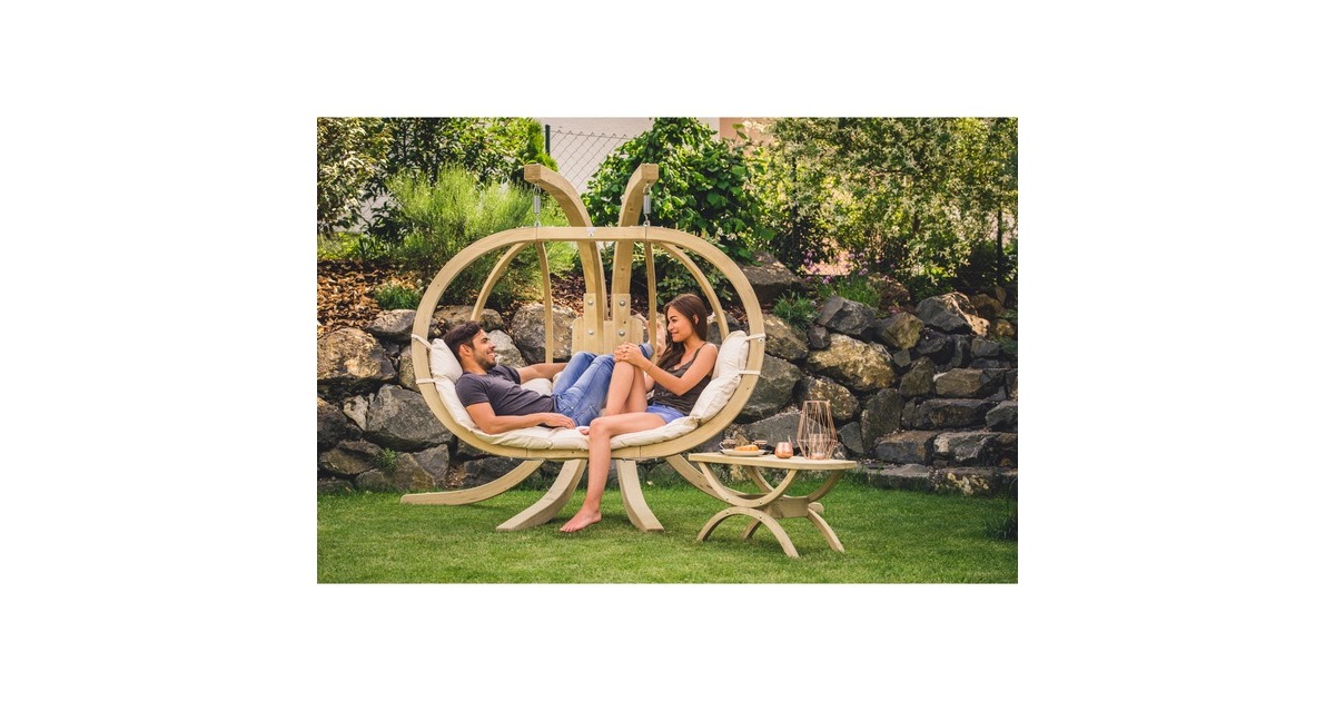 Amazonas Globo Royal Chair Natura AZ-2030850, Hängesessel(creme)