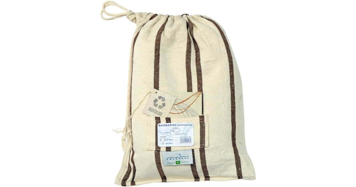 Amazonas Hängematte Barbados CappucinoAZ-1018280, Camping-Hängematte(weiß)