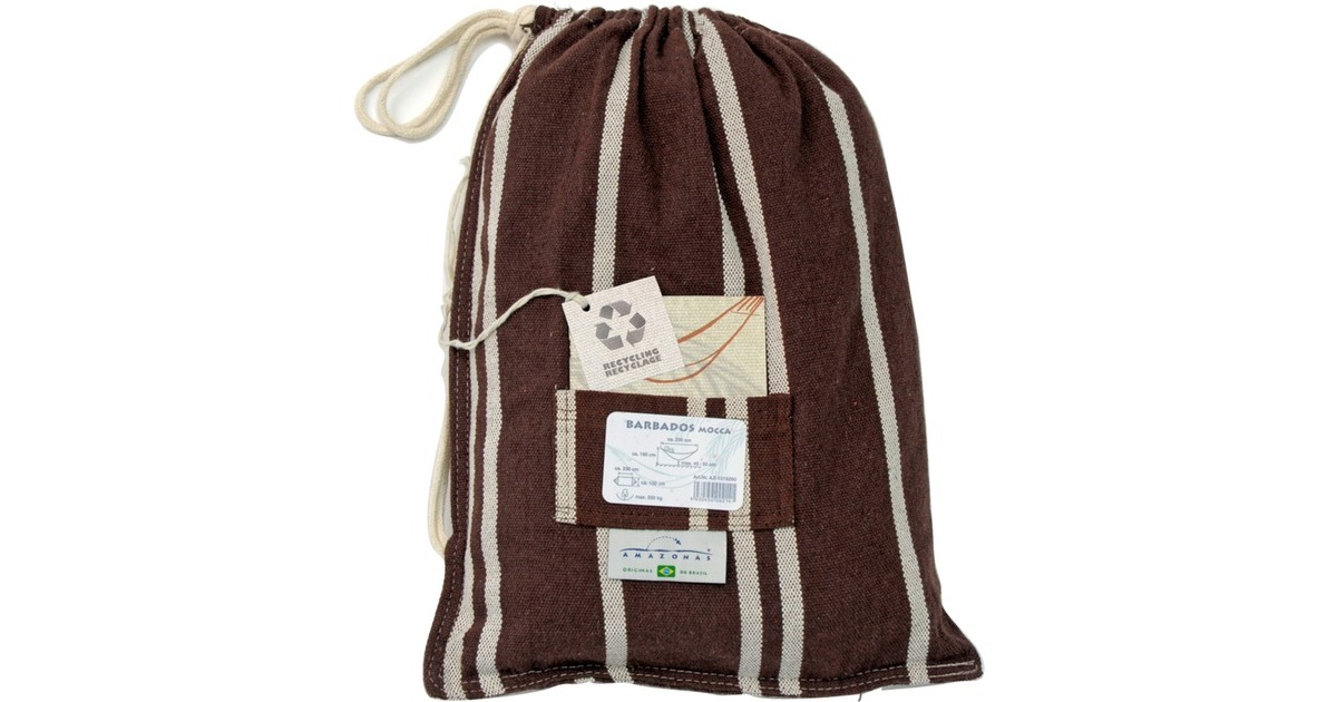 Amazonas Hängematte Barbados Mocca AZ-1018260, Camping-Hängematte(braun)