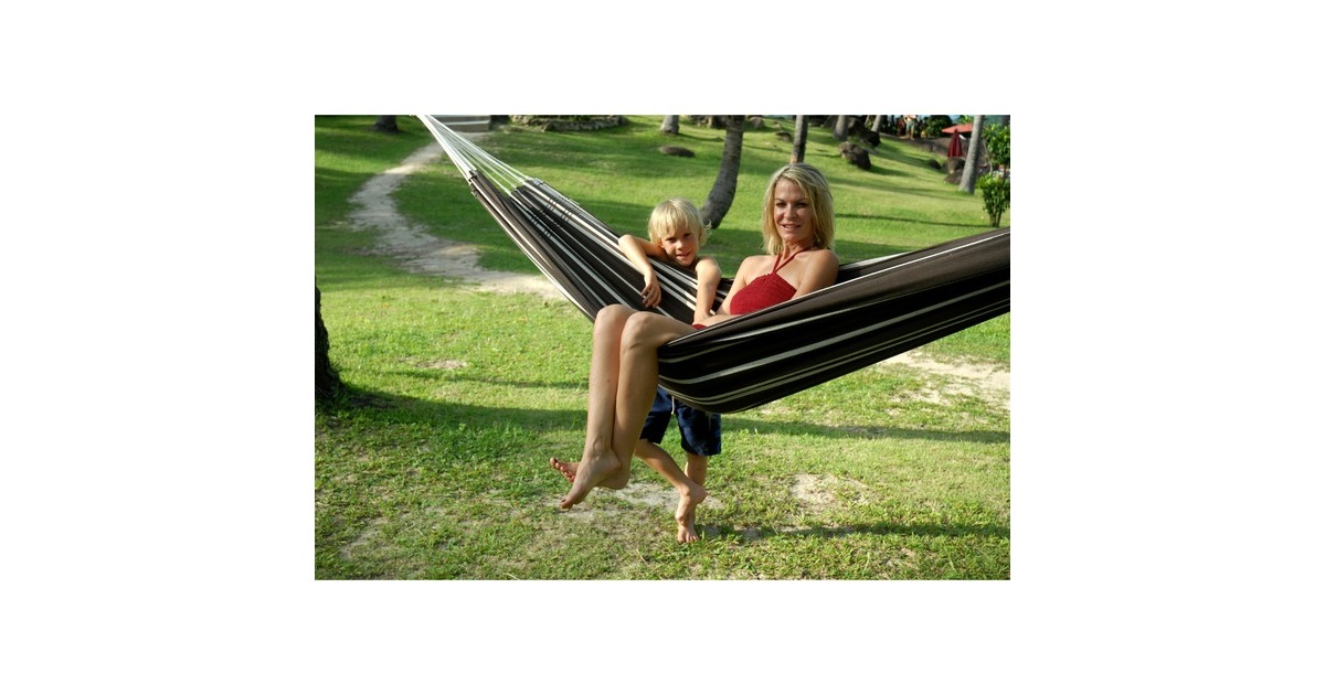 Amazonas Hängematte Barbados Mocca AZ-1018260, Camping-Hängematte(braun)