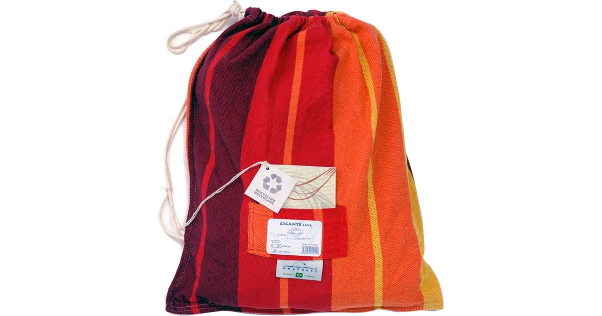 Amazonas Hängematte Gigante LavaAZ-1025200, Camping-Hängematte(rot/gelb)