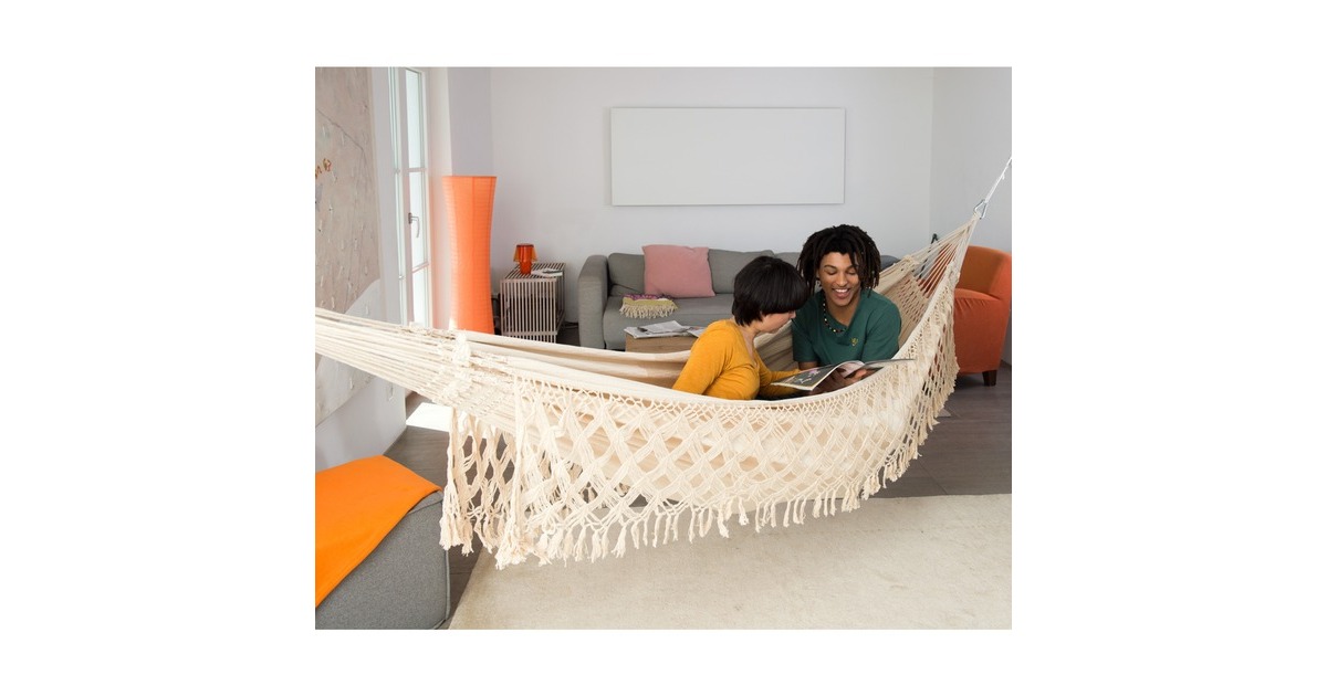 Amazonas Hängematte Rio AZ-1026100, Camping-Hängematte(weiß)