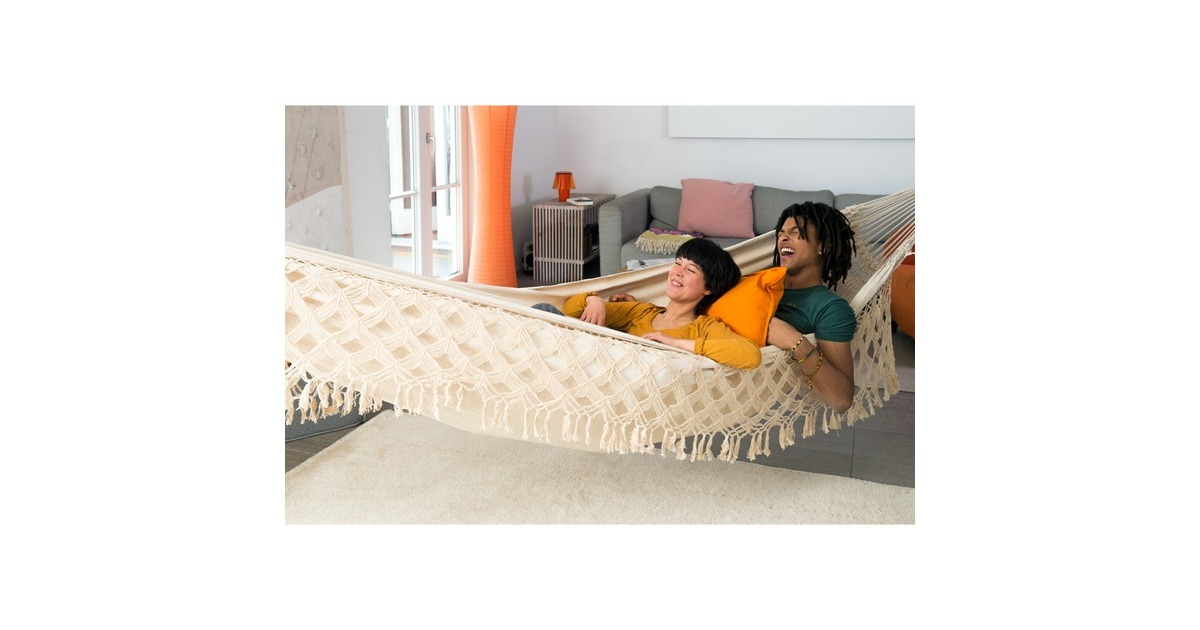 Amazonas Hängematte Rio AZ-1026100, Camping-Hängematte(weiß)