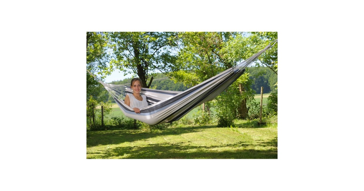 Amazonas Hängematte Salsa Marine AZ-1950000, Camping-Hängematte(blau/weiß)