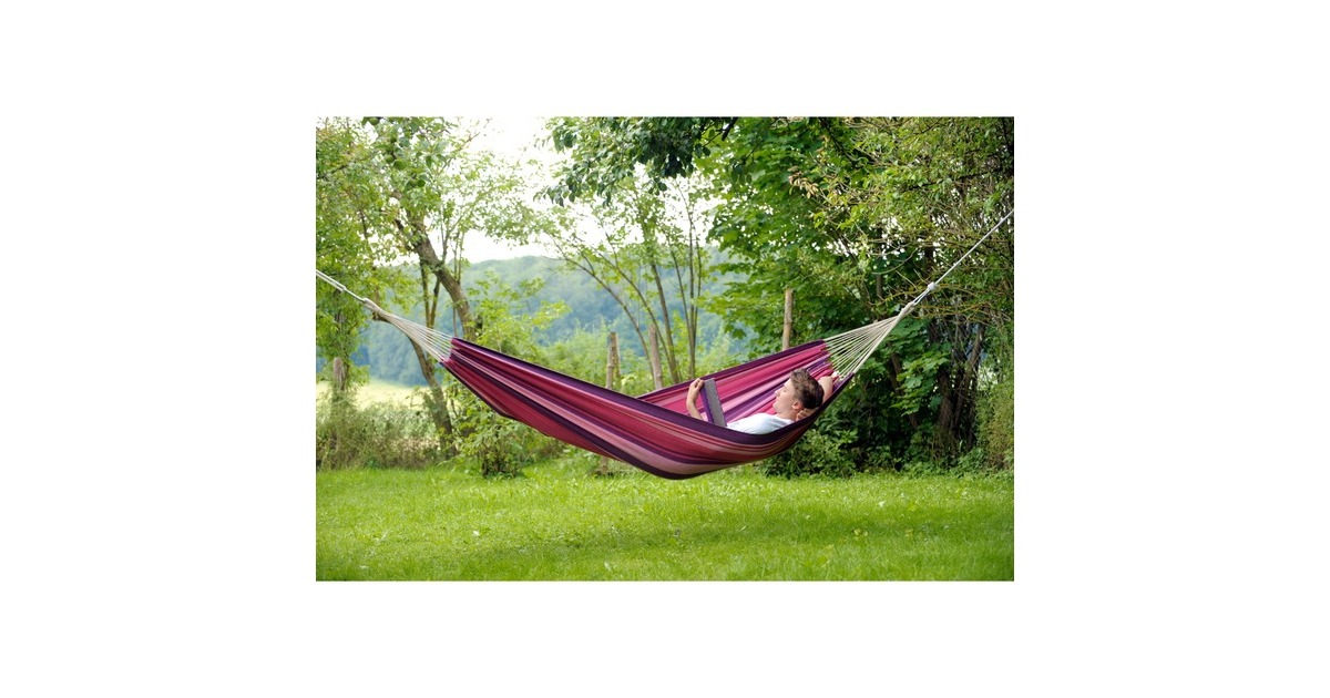Amazonas Hängematte Tahiti Candy AZ-1013112, Camping-Hängematte(pink/lila)