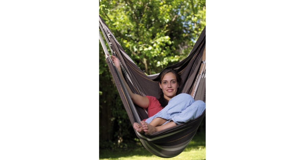 Amazonas Hängesessel Brasil Gigante Café AZ-2030320, Camping-Hängesessel(braun/grau)
