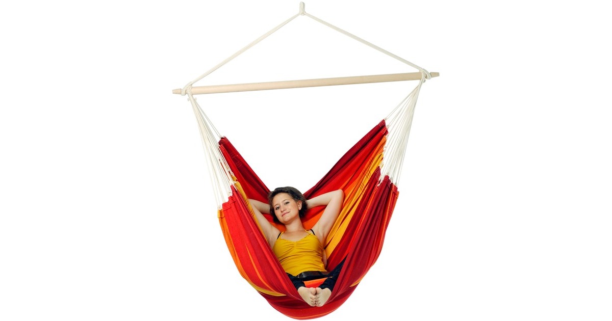 Amazonas Hängesessel Brasil Gigante Lava AZ-2030310(rot/gelb)