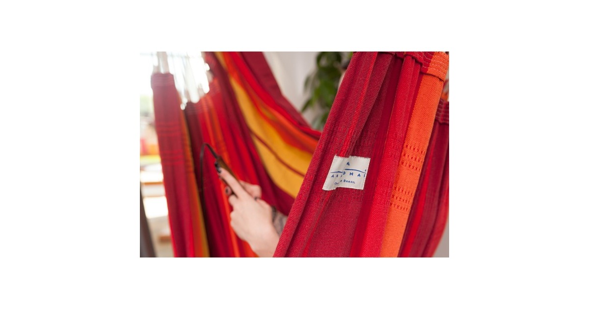 Amazonas Hängesessel Brasil Gigante Lava AZ-2030310(rot/gelb)