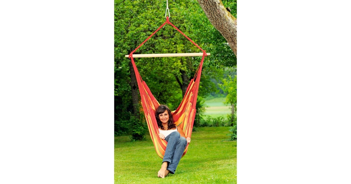 Amazonas Hängesessel Brasil PapayaAZ-2030220, Camping-Hängesessel(rot)