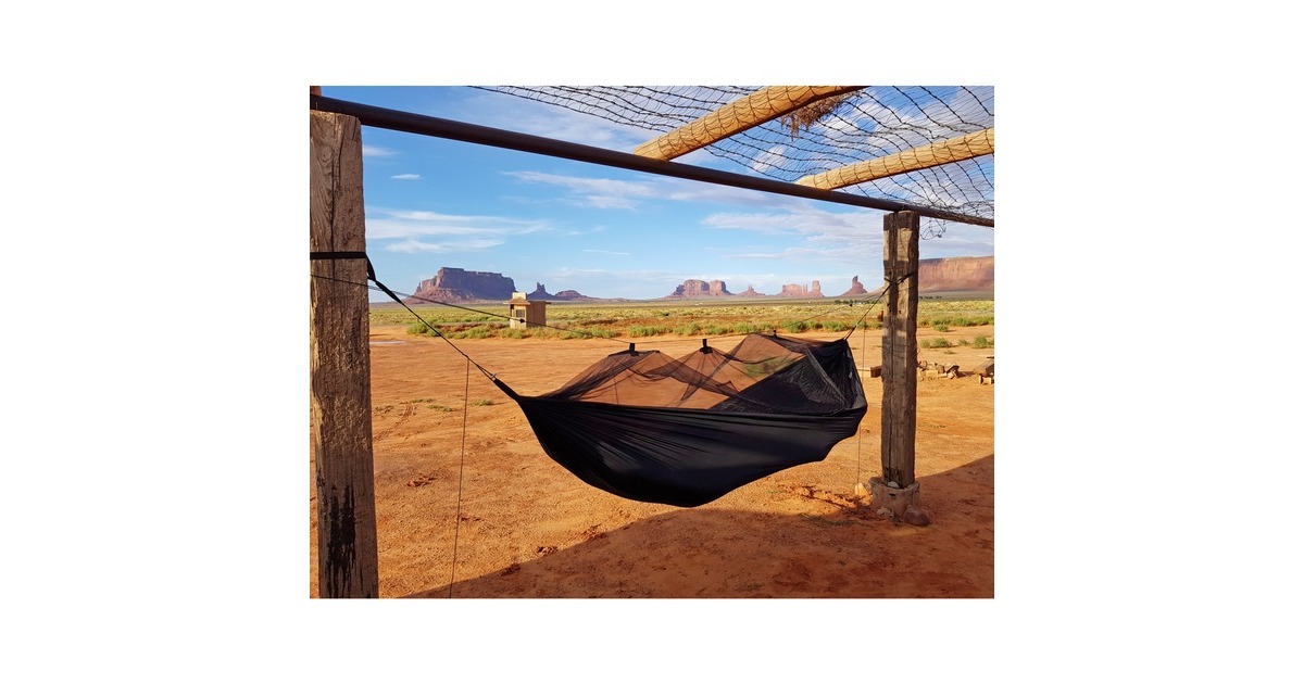 Amazonas Moskito Traveller Extreme AZ-1030220, Camping-Hängematte(schwarz)