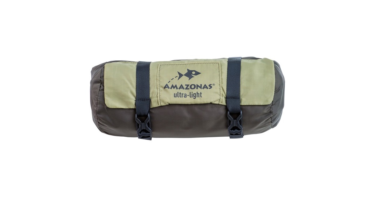 Amazonas Moskito-Traveller Thermo AZ-1030230, Camping-Hängematte(braun/beige)